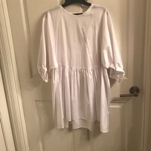 Zara Woman Peasant Dress