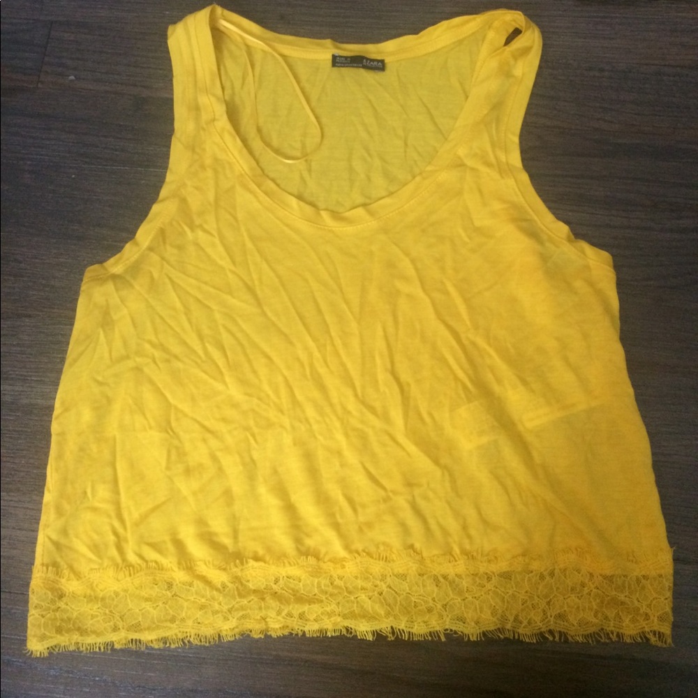 Zara Crop Top with Lace