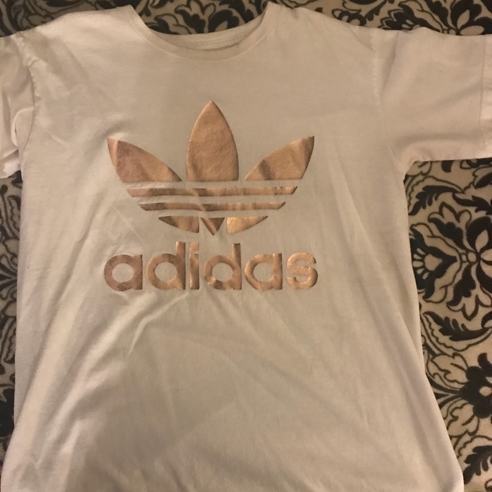 Rose Gold Adidas Shirt