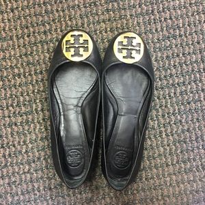 Tory Burch Flats with Gold hardware