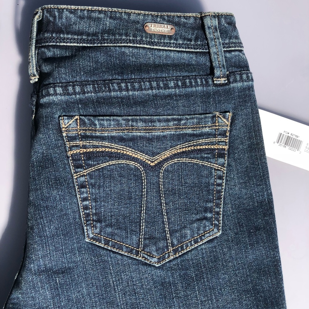 💋JUST REDUCED TRIBAL DeNIME boot leg jeans