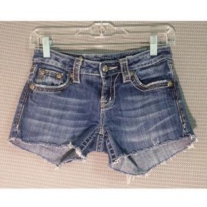 Miss Me Cut Off Jean Shorts Size 25