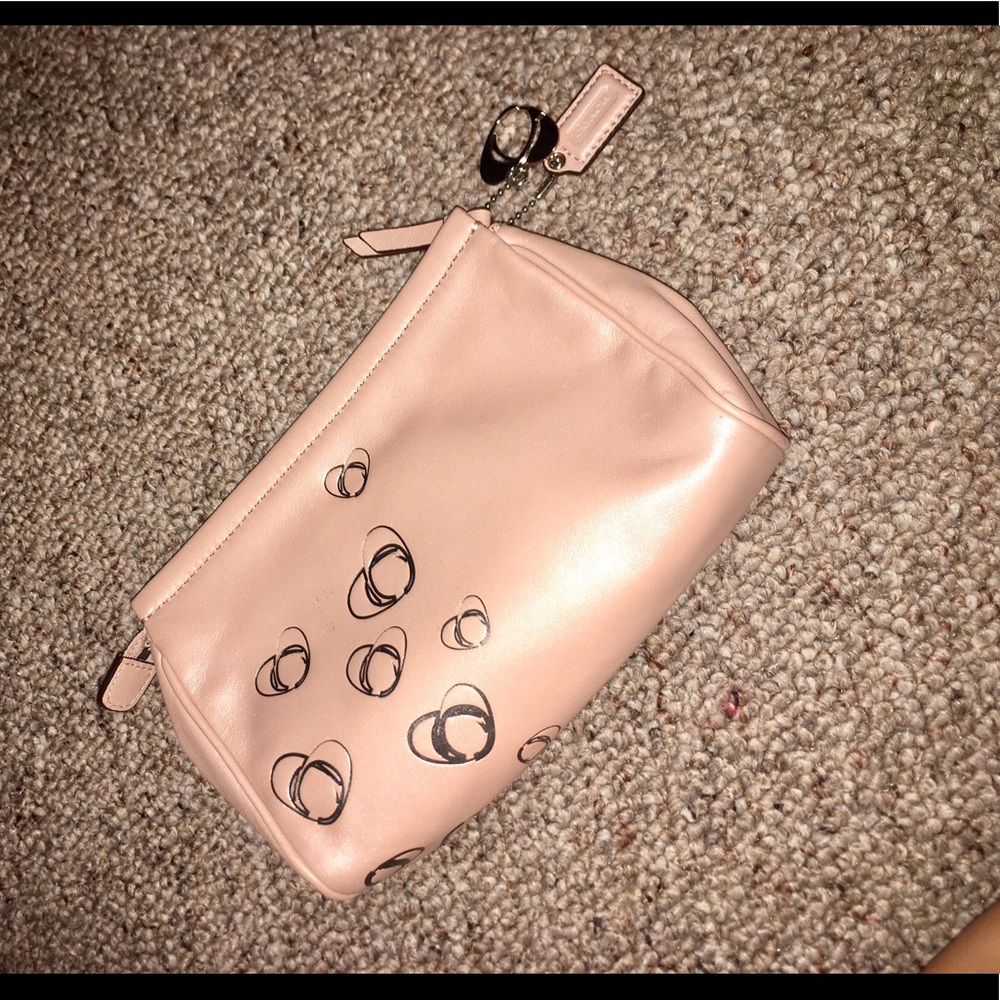 Coach Love Leather Cosmetic Case