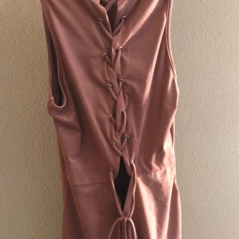 NEVER WORN! Mauve Midi Windsor Dress