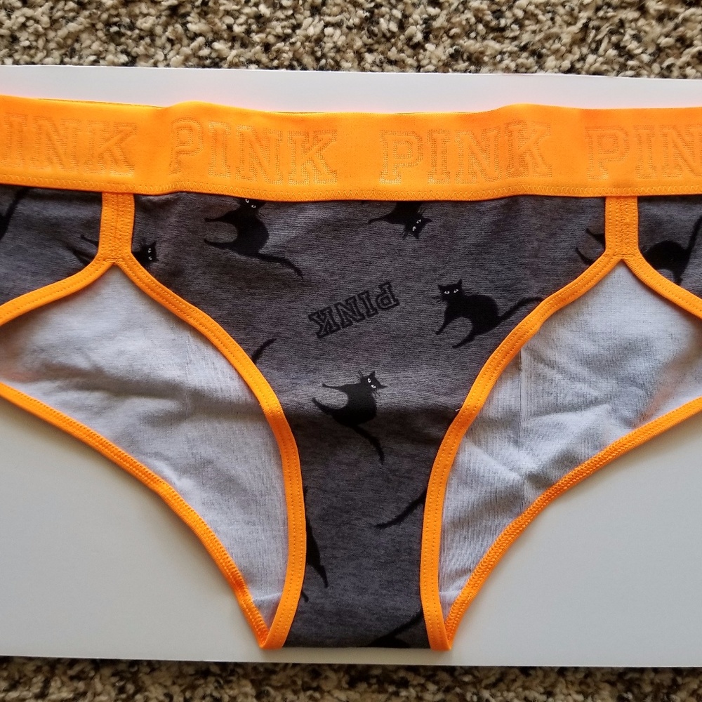 Victoria's Secret Halloween Cats Logo Hipster M