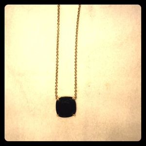 Kate Spade Black Stone Necklace
