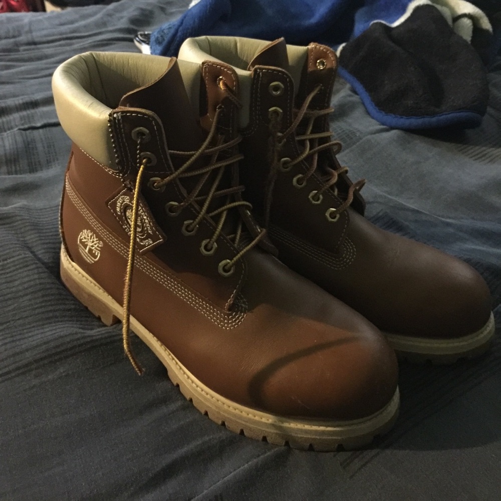 Waterproof Brown Timberland Boots Size 9