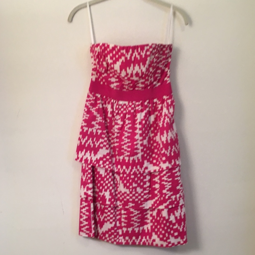 Pink Strapless Dress