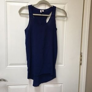 Frenchi Navy Blue High Low Tank - Size XS Frenchi Navy Blue High Low Tank - Size XS