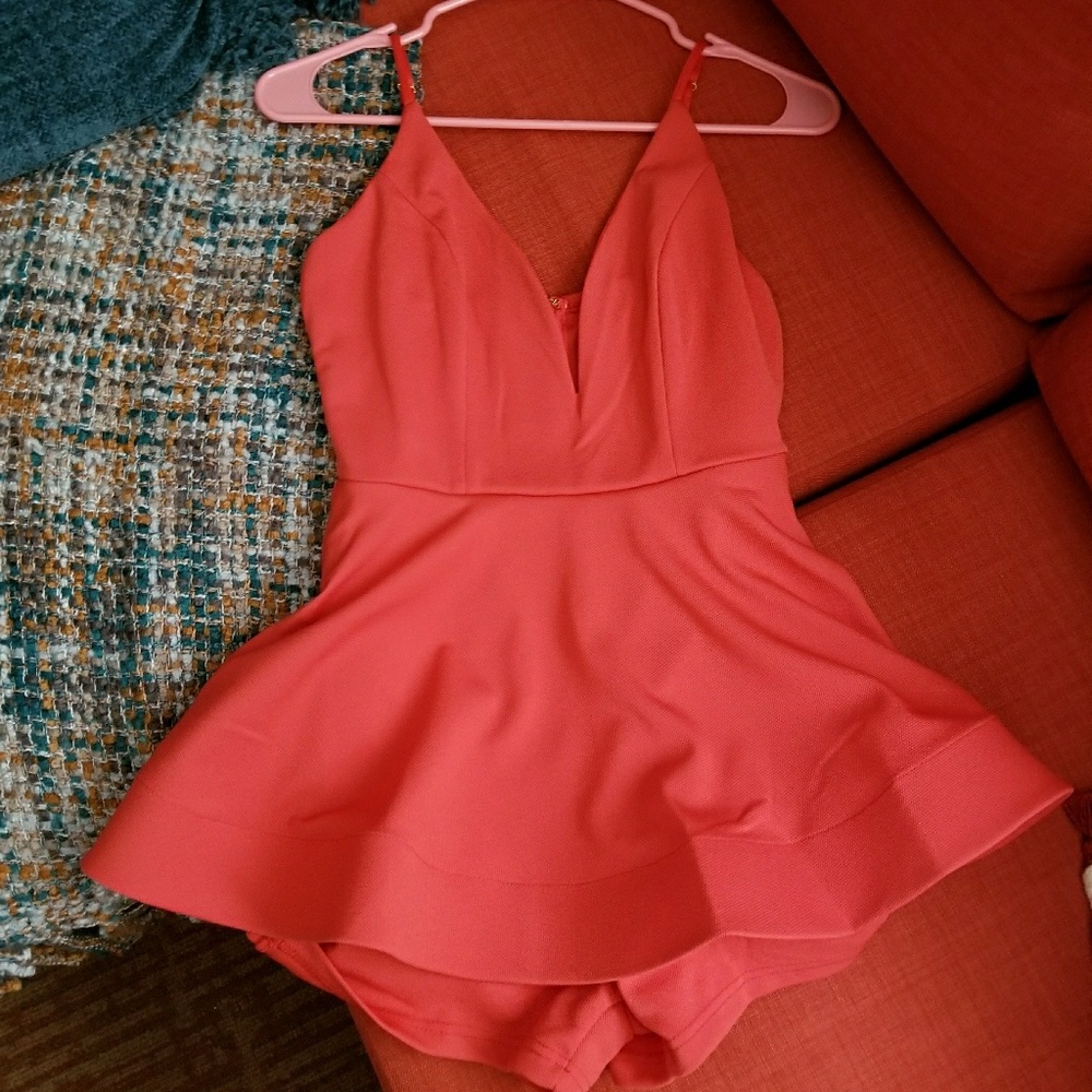 Coral Romper