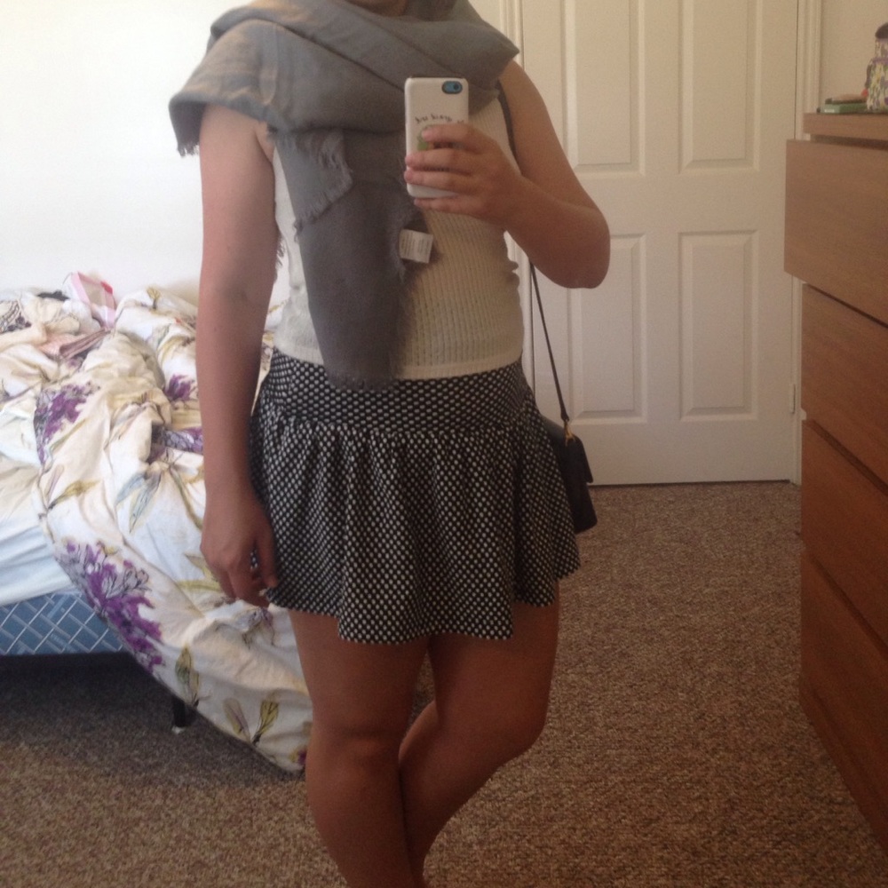 Mini Drop Waist Skirt