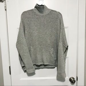 Oversized knit sweater