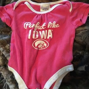 Iowa Hawkeye onesie 0-3 months