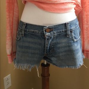 Abercrombie and Fitch jean cutoff shorts