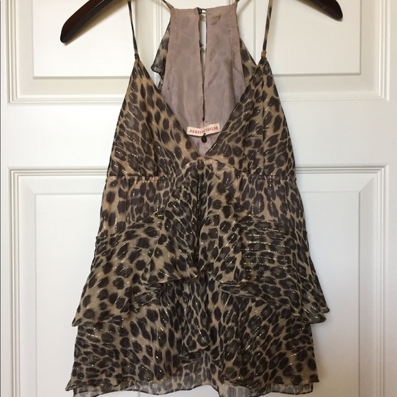 Rebecca Taylor leopard camisole size 2 - Picture 2 of 8