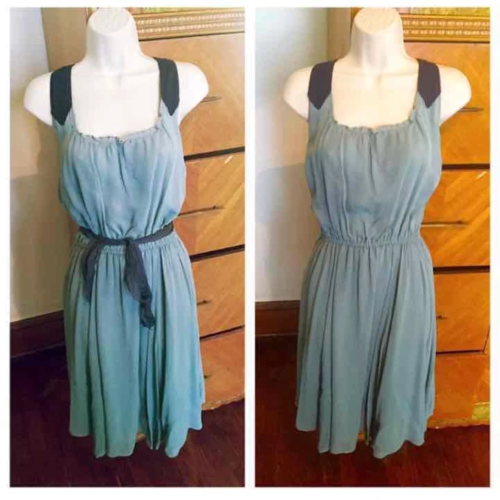 Anthropologie Maeve blue dress 2/s/XS