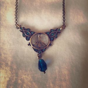 💧Blue peace necklace.💧
