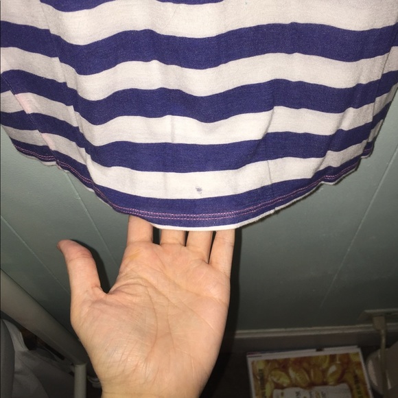BLUE AND WHITE STRIPED TEE - Picture 4 of 4