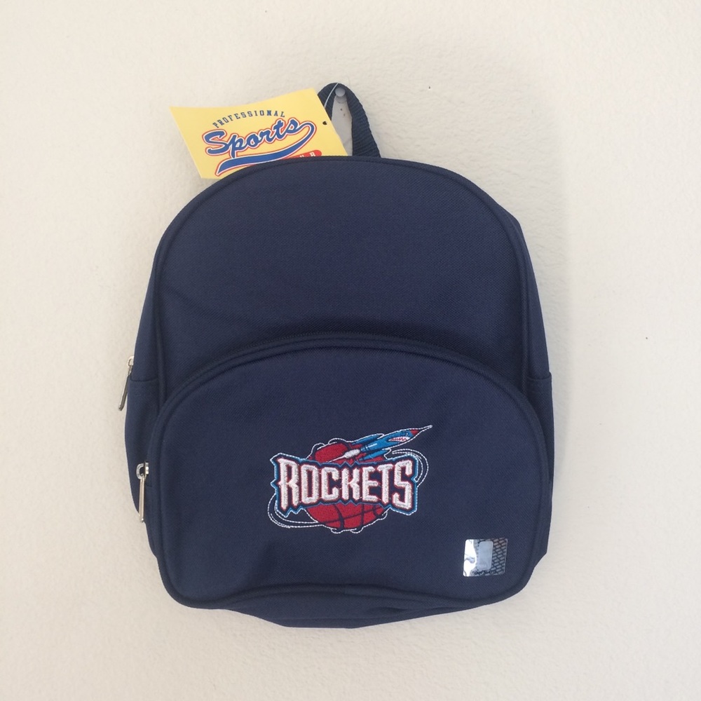 Vintage 1990s Houston Rockets Mini Backpack