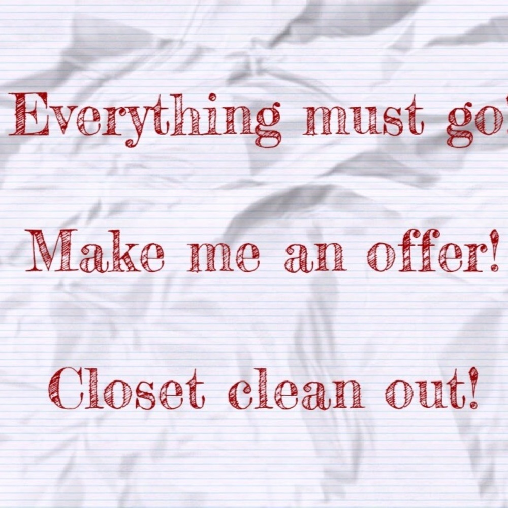 ✨ Everything must go ✨