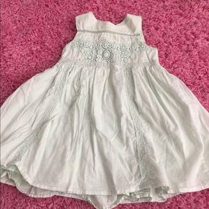 Mint green spring dress