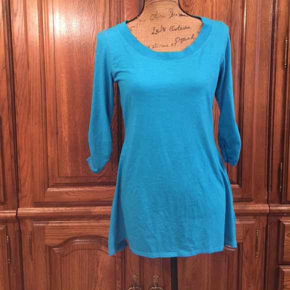 Athleta Tops - Athleta Ruched Half Sleeves Tunic
