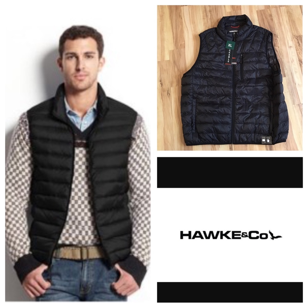 Hawke & co men's XL lightweight puffer vest
