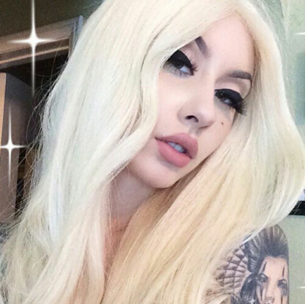 Platinum Blonde LaceFront Wig Wig 22-24inches