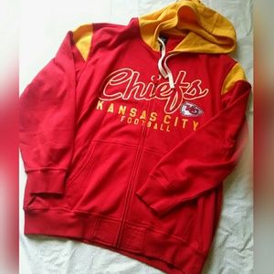 Chiefs zip up sweatshirt