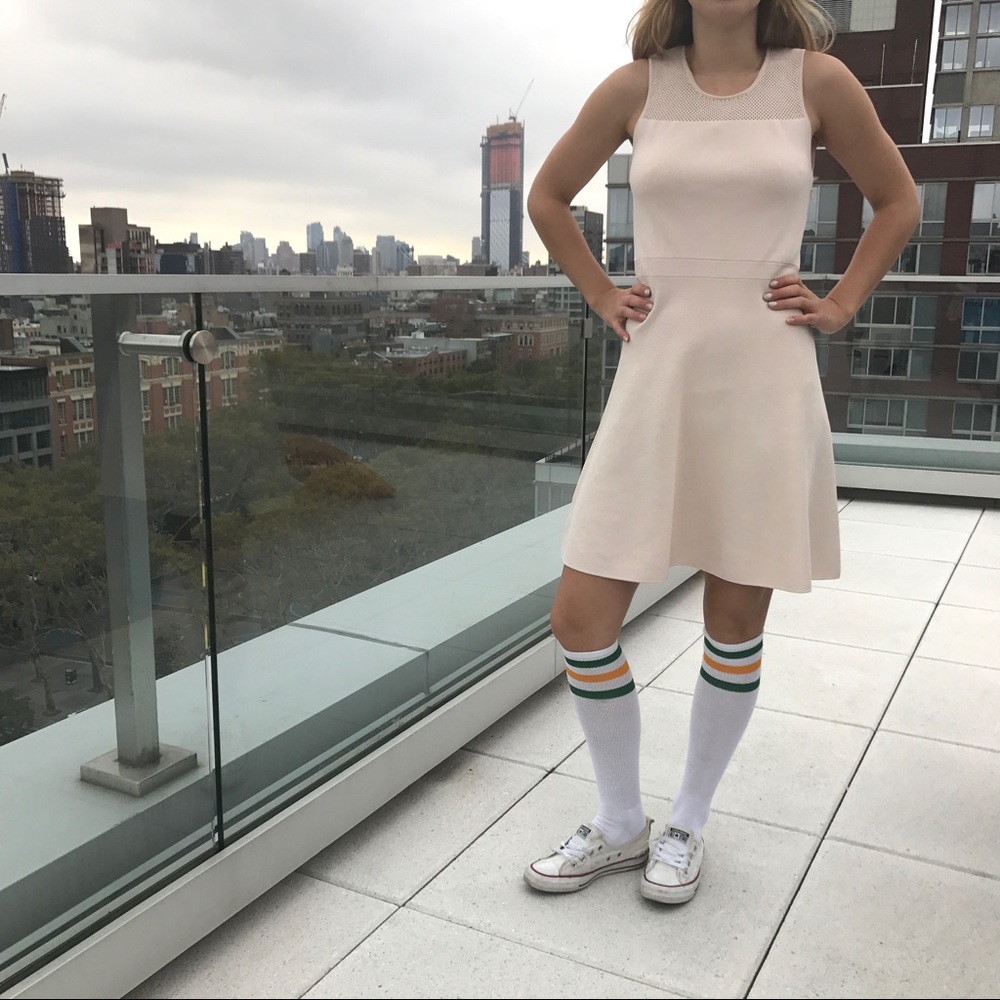 Ann Taylor Fit & Flare Knee Length Dress