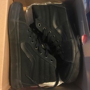 Black high top vans
