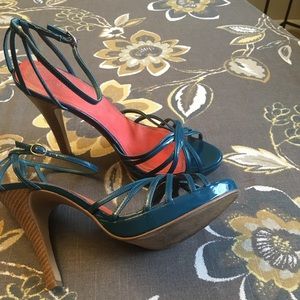 Turquoise heels