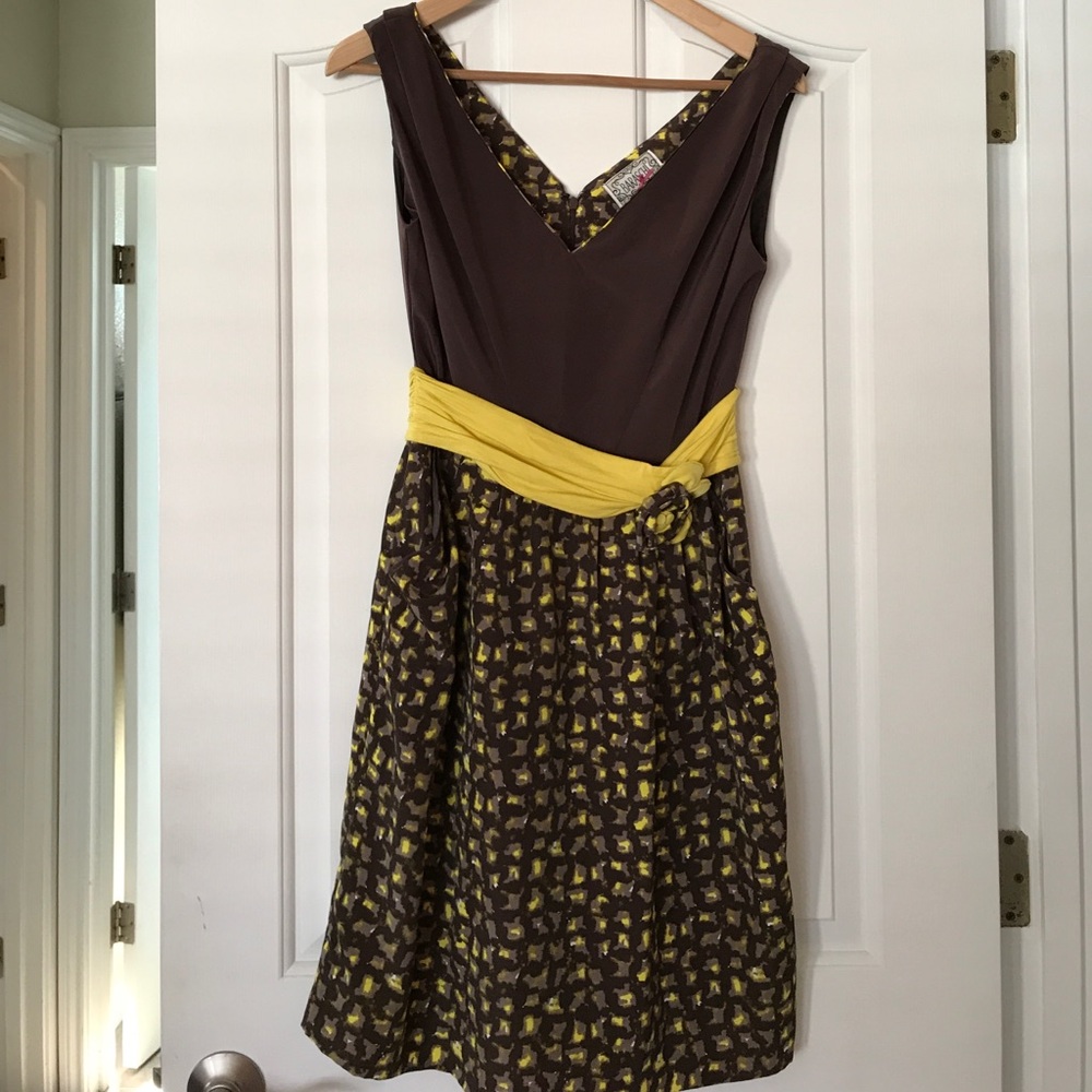 Anthropologie Storm of Shapes Dress