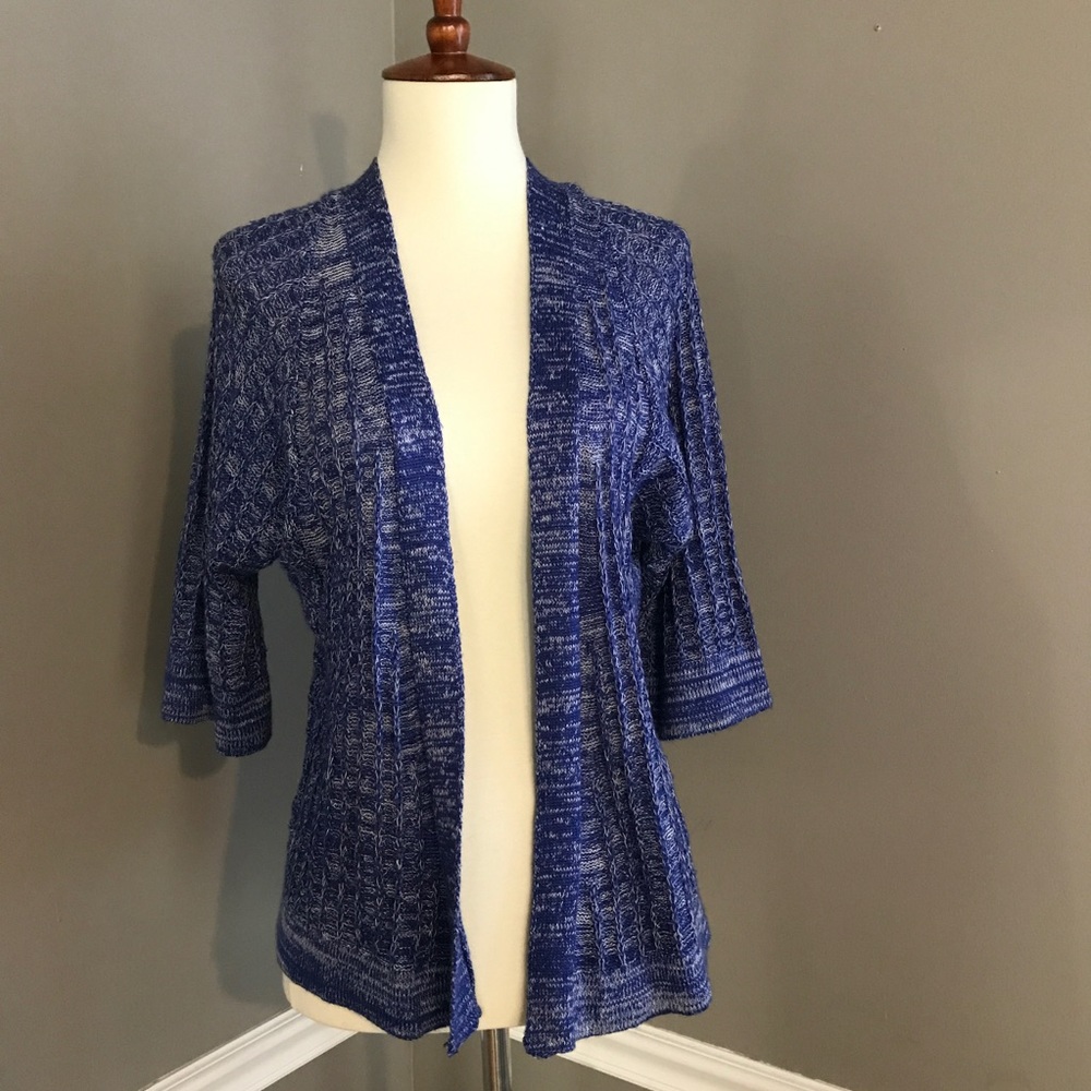 Anthropologie Blue Sweater Cardigan by Sparrow