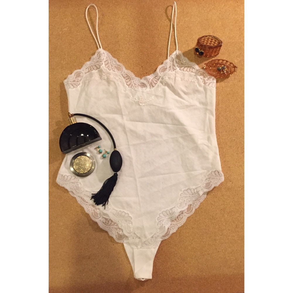 VINTAGE Sara Beth Teddie / Bodysuit - Like New!