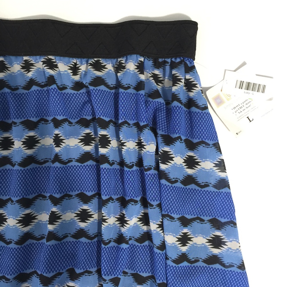 SOLD Lularoe Lucy skirt large - Picture 2 of 4