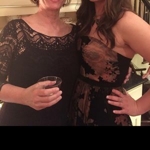 Velvet dress - very long!