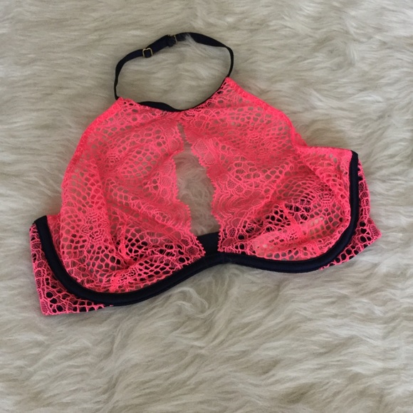 NWT VS High Neck Keyhole Halter Bra - Picture 2 of 4