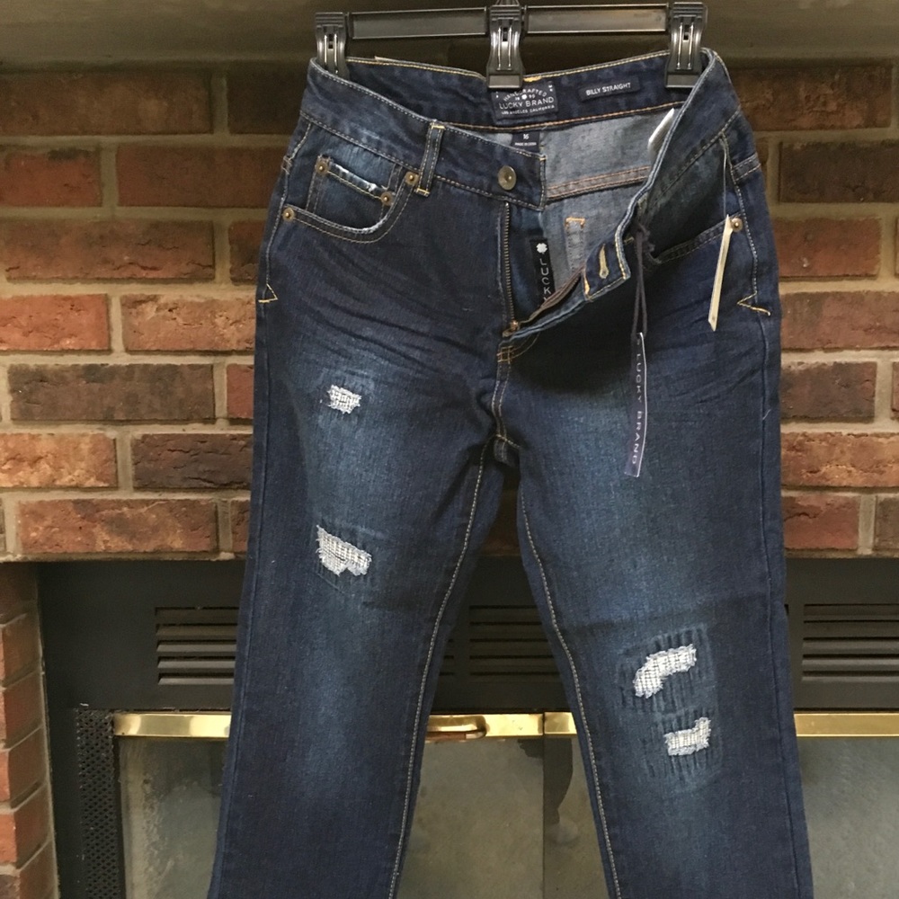NEW Lucky Brand Girls Jeans Billy Straight Size 16