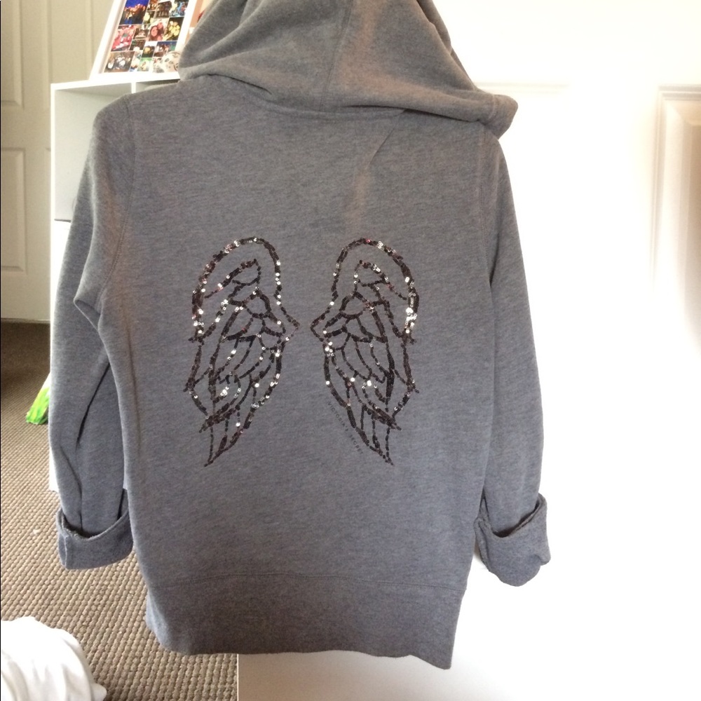 Victoria's Secret angel zip up hoodie