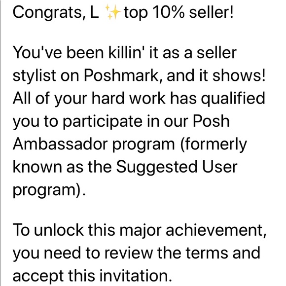 ✨POSH AMBASSADOR!✨ - Picture 2 of 4