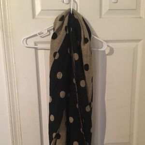 Black and Tan infinity scarf