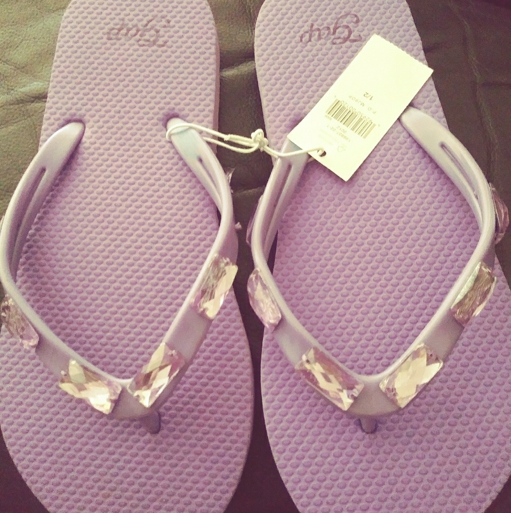 Rhinestone Flip Flops