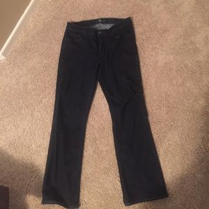 Dark denim 7 for all mankind jeans