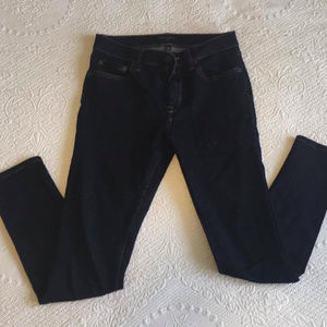 BANANA REPUBLIC DARK BLUE SKINNY JEANS SIZE 26