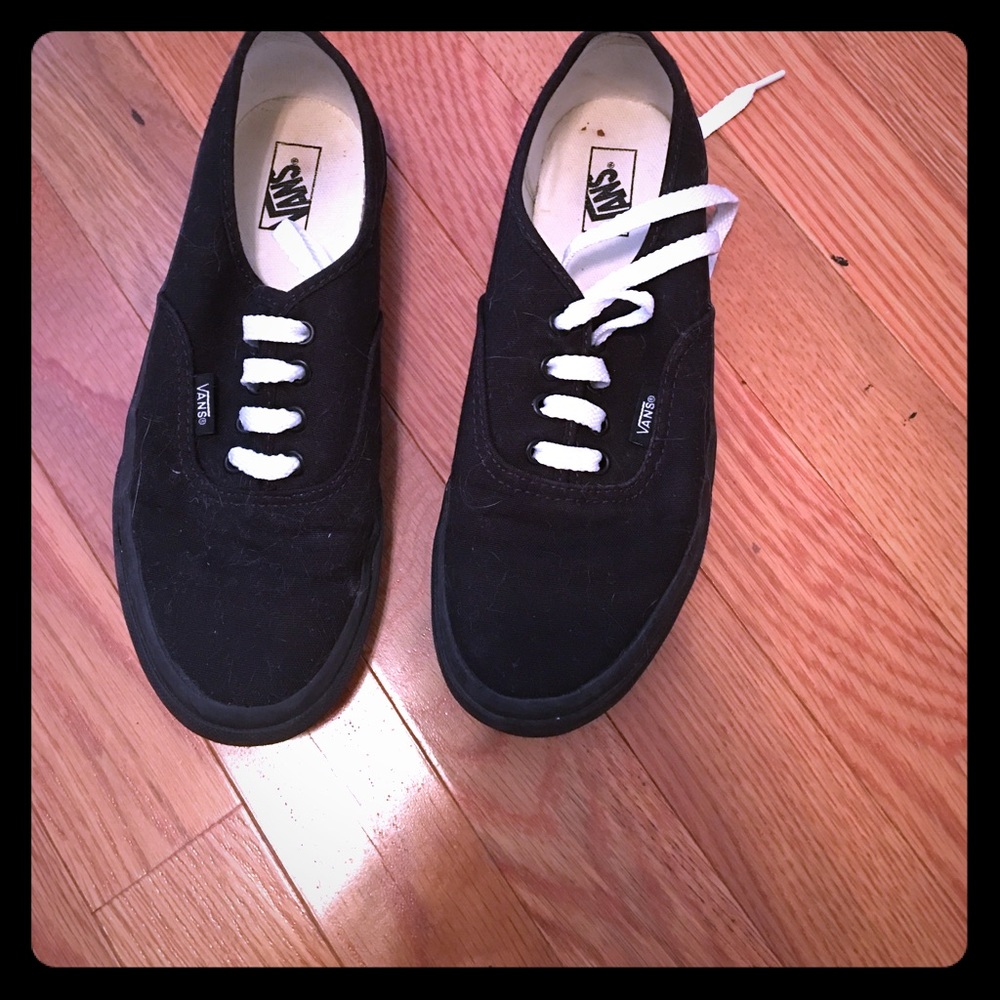 Black Friday sale***Black vans size3.5