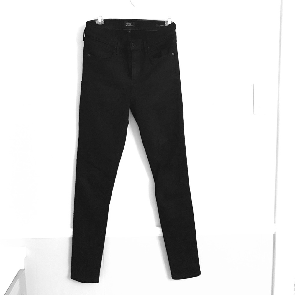 A GOLD E black high rise Sophie