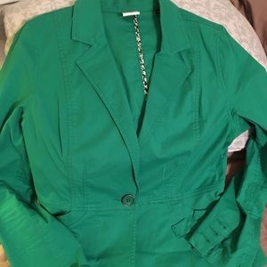 CAbi green jacket