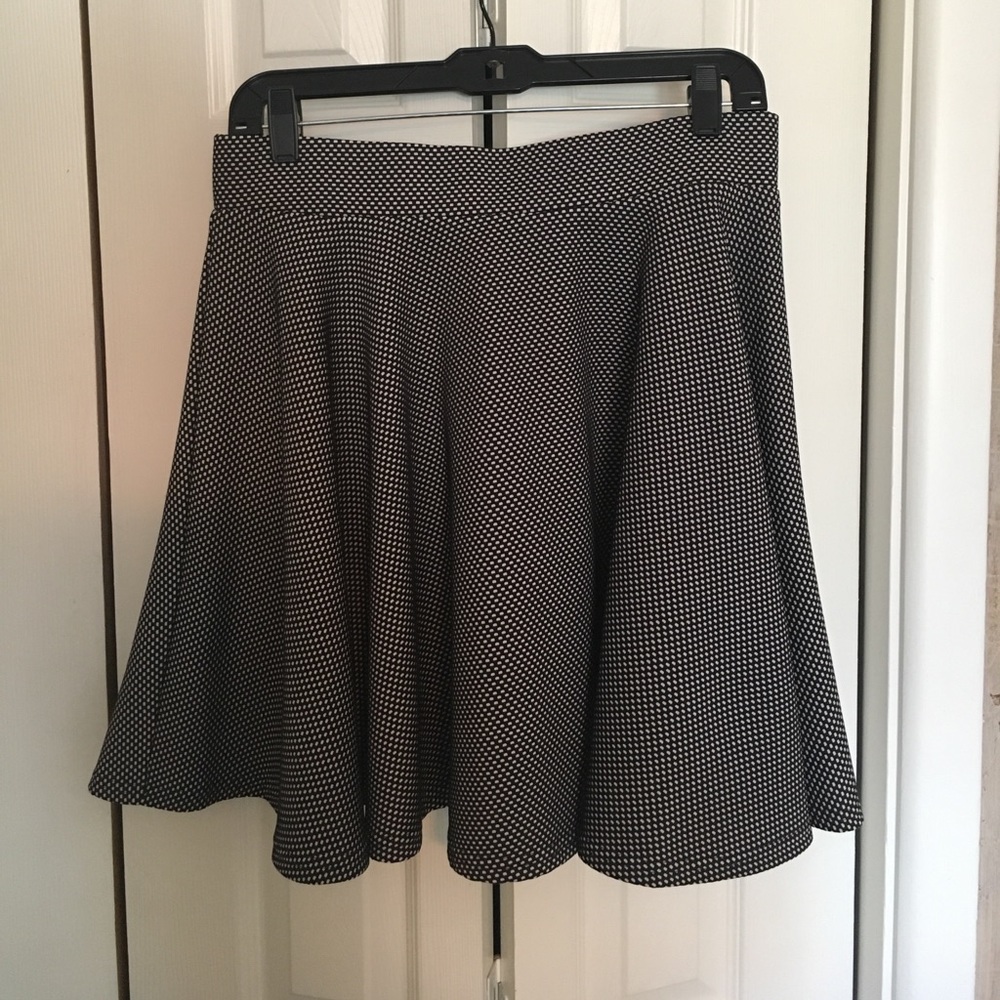 Black and white skirt