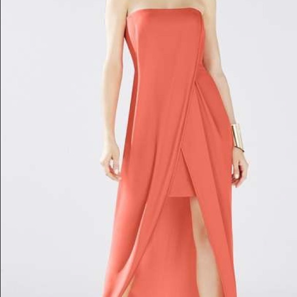 Draped Strapless Dress